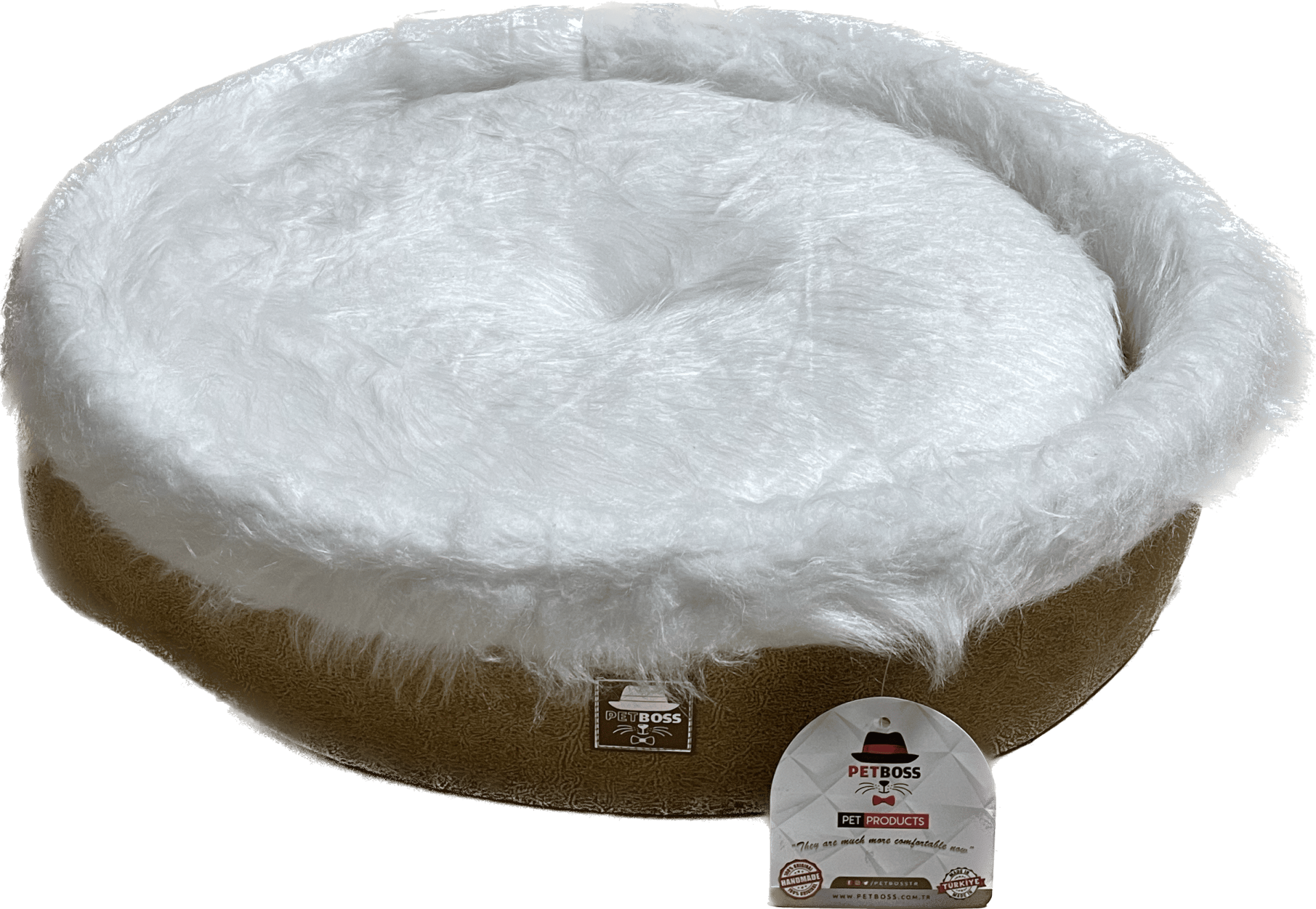 Petboss Sünger Peluş M (Sarı--Beyaz)