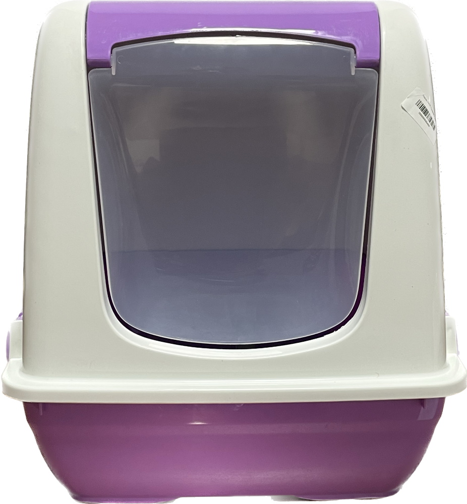 İba Pet Kapalı Kedi Tuvaleti 2 Mor