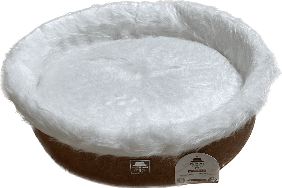 Petboss Sünger Peluş M (Turuncu-Beyaz)