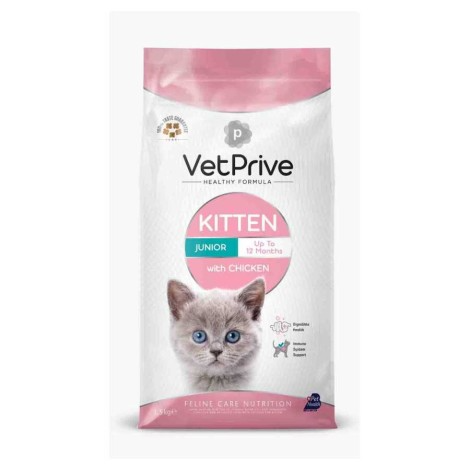 VetPrive Tavuklu Yavru Kedi Maması 1.5 kg