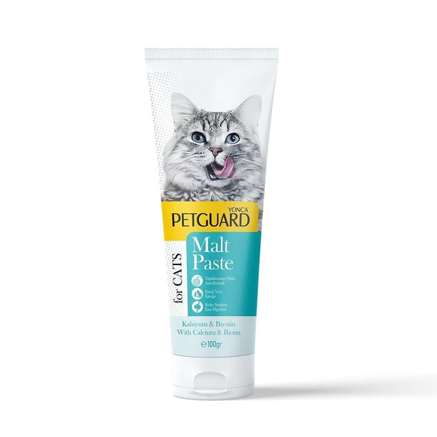 Petguard Kedi Anti Hairball Malt Paste Tüy Yumağı Önleyici Pasta 100 gr